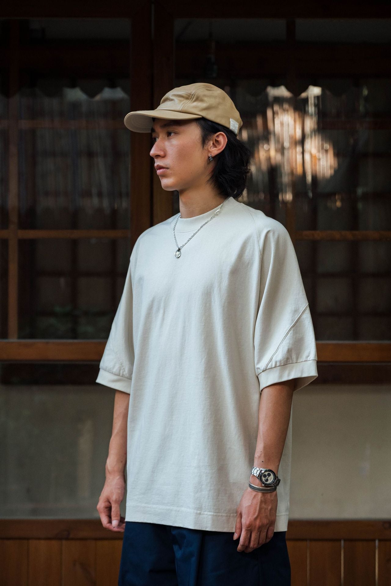 FGSS Retro Splicing Sleeve Casual Tee