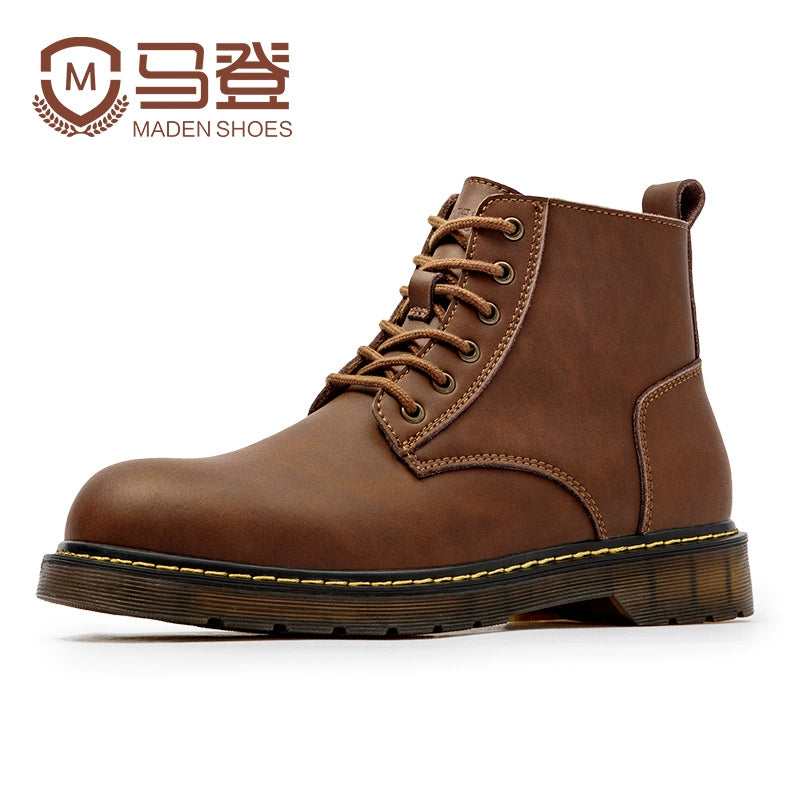 Madden Martin Leather Tooling Boots