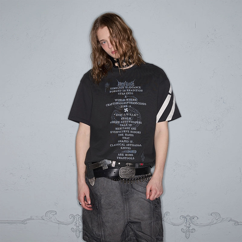 Rocawear Patch Printing Loose Casual Tee