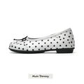Donkey Shallow Mouth Polka Dot Inner Height Increasing Single Shoes