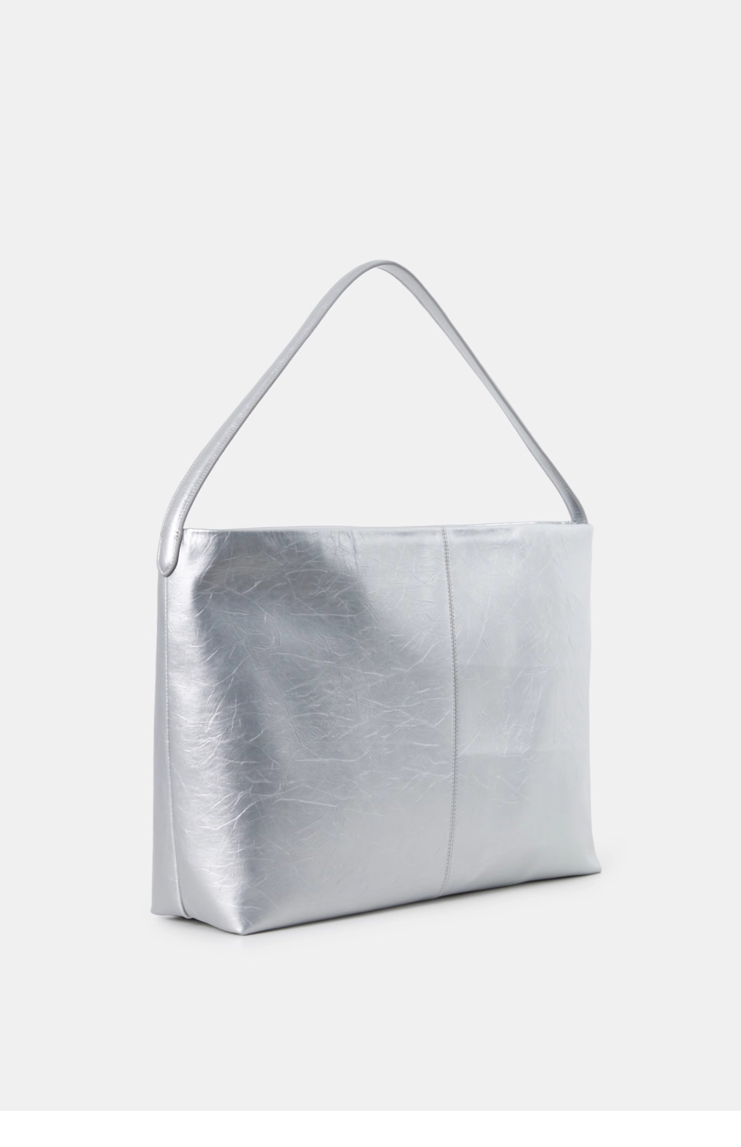 DirtySix Jill COW Split Leather big pocket cowhide soft oversize lazy wind messenger bag