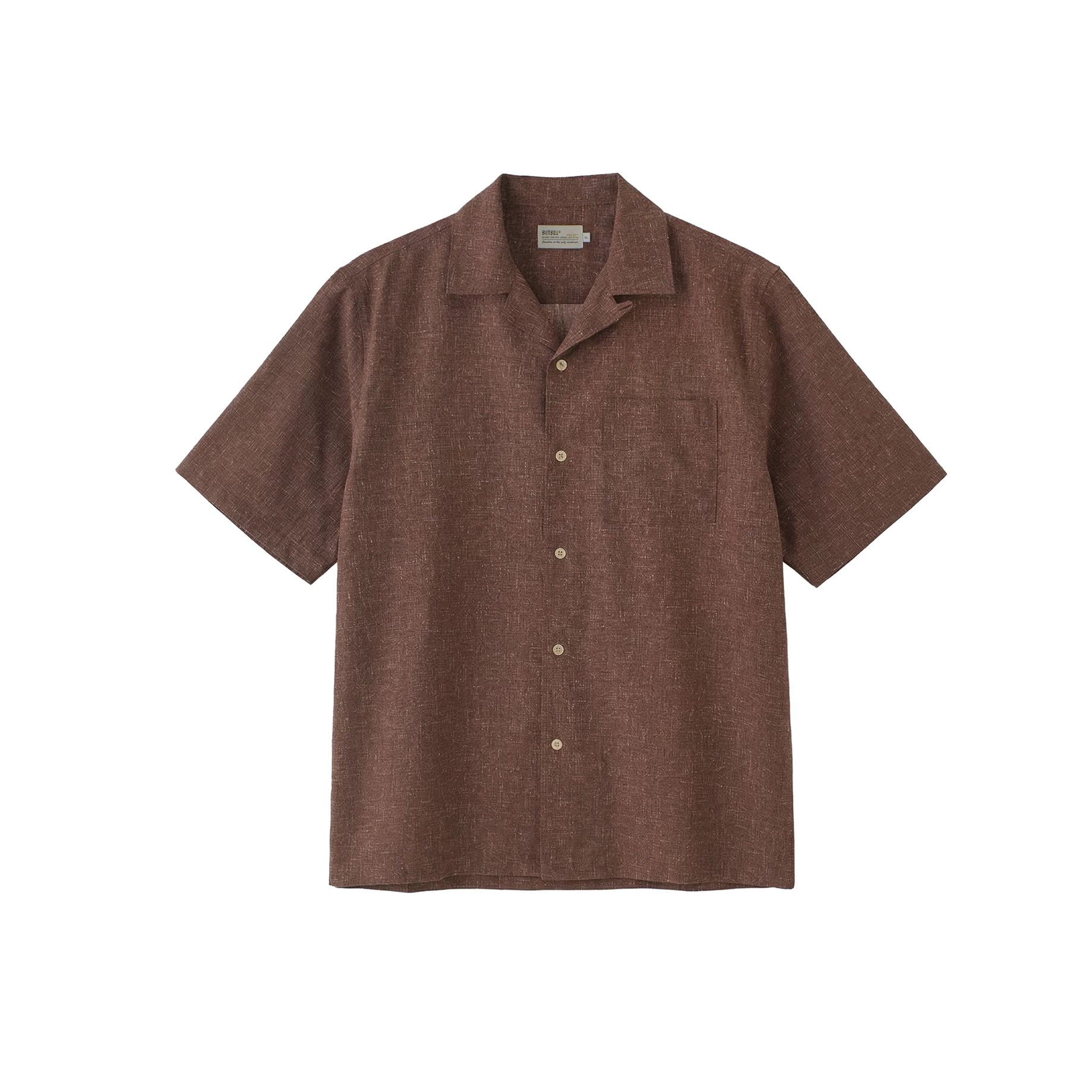 BUTTBILL Vintage Simple Short Sleeve Shirt