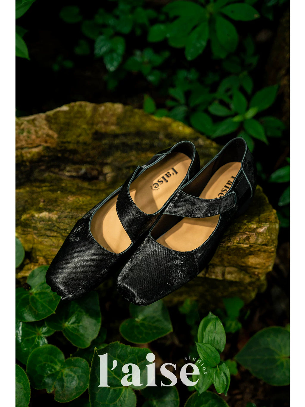 L'aise Versatile Square Head Thick Heel One-pedal Single Shoes