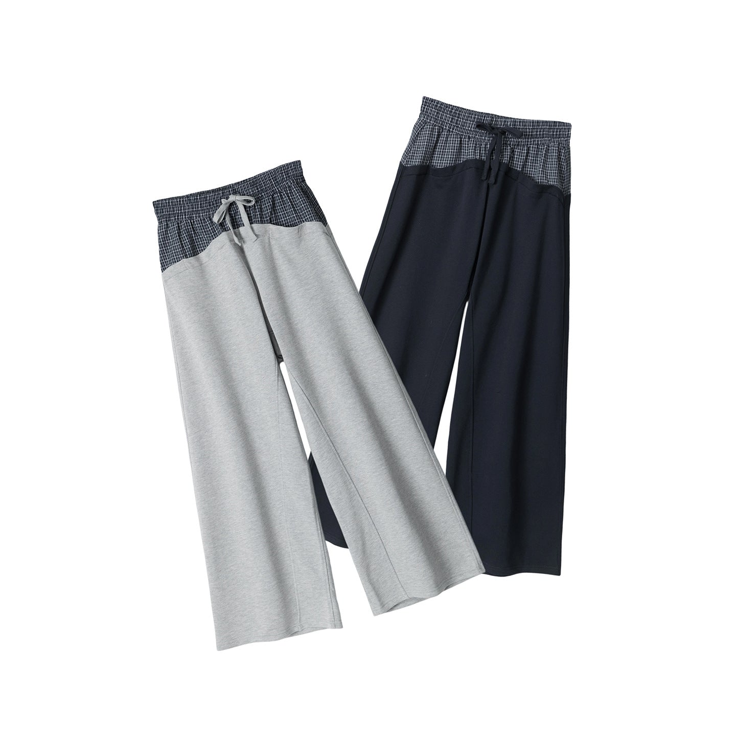 HeyHenry Splicing Sports Wide Leg Sweatpants