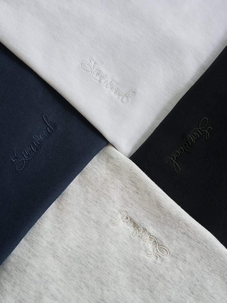 SIMWOOD Long-staple Cotton Casual Versatile Tee
