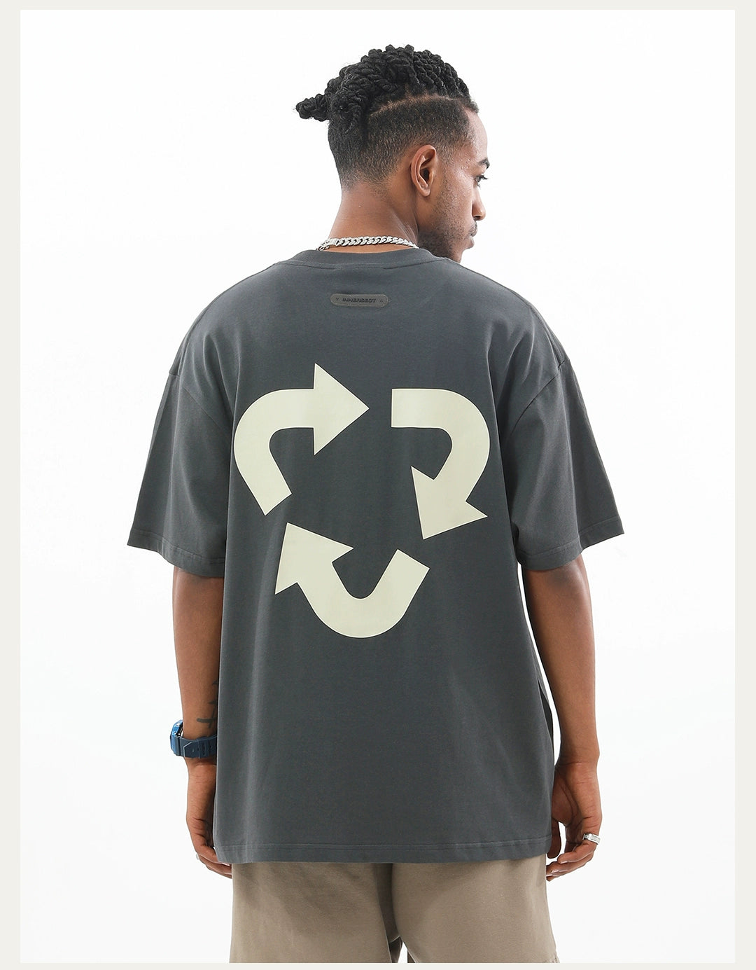 INNERSECT Trendy Brand Letter Versatile Loose Tee