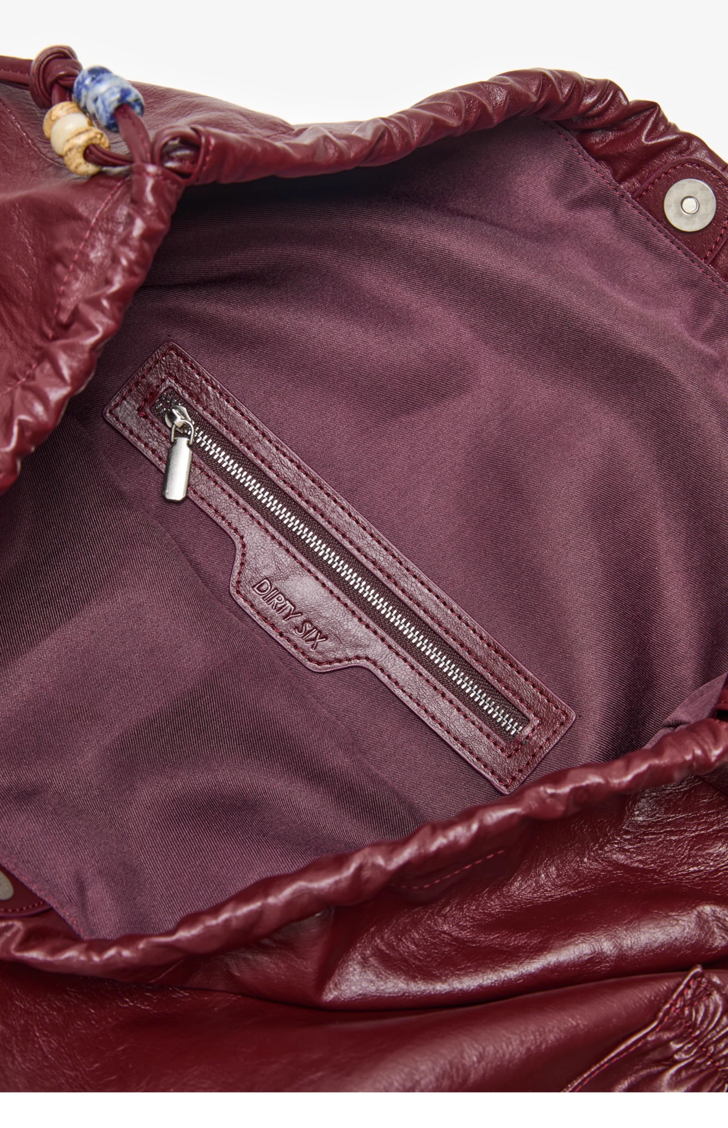 DirtySix Mani stacked bag contrasting natural stone Bag