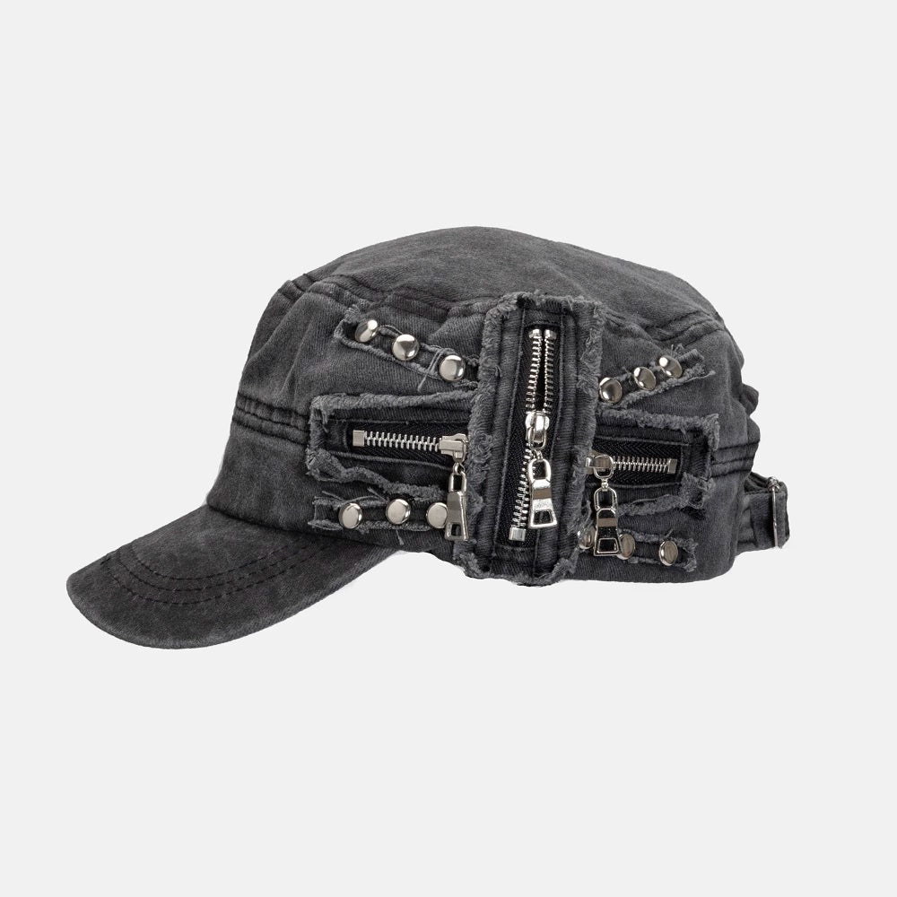 WORLDWIDE Niche Street Y2k Flat Top Retro Cap