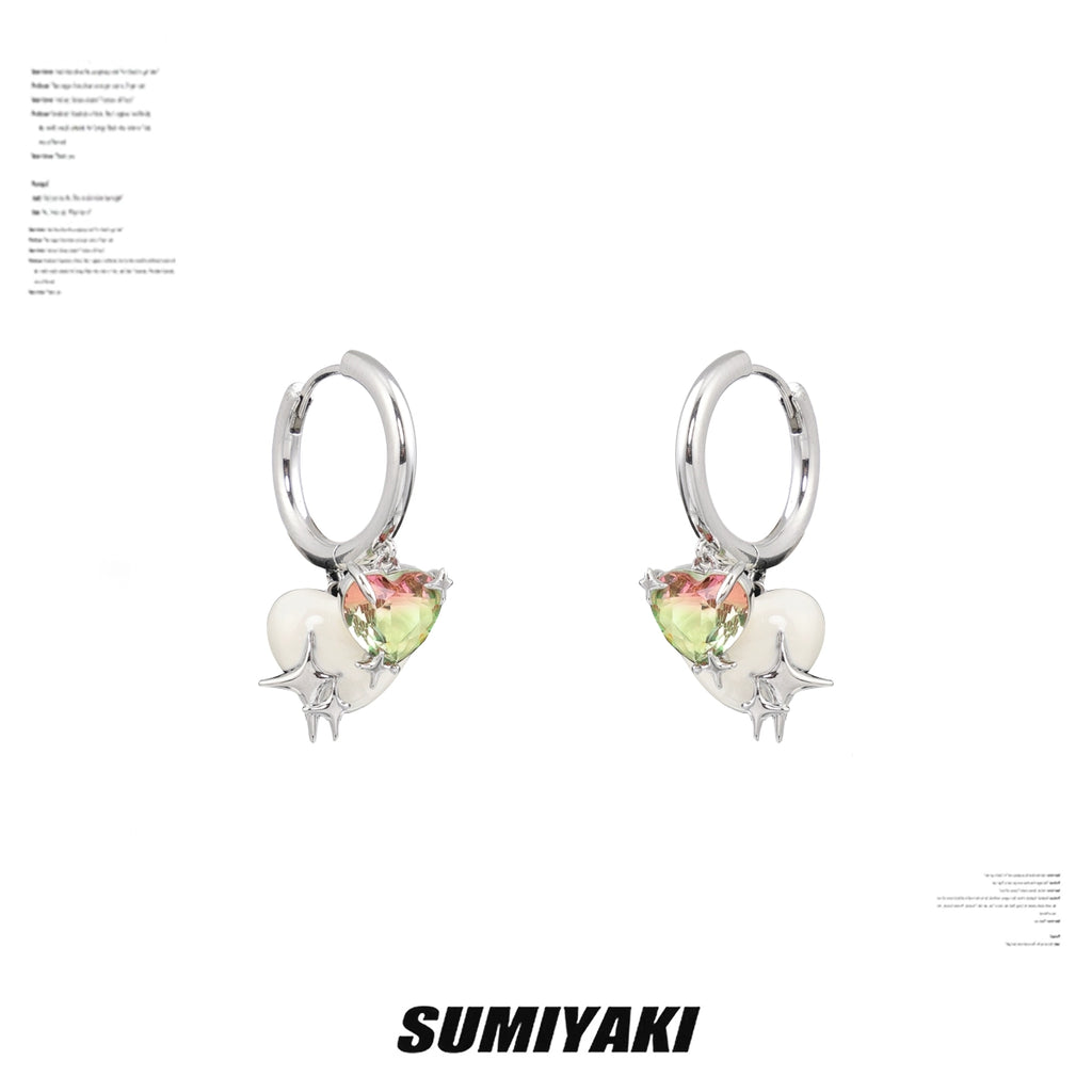 SUMIYAKI Sweet and Cool Love Double Earrings