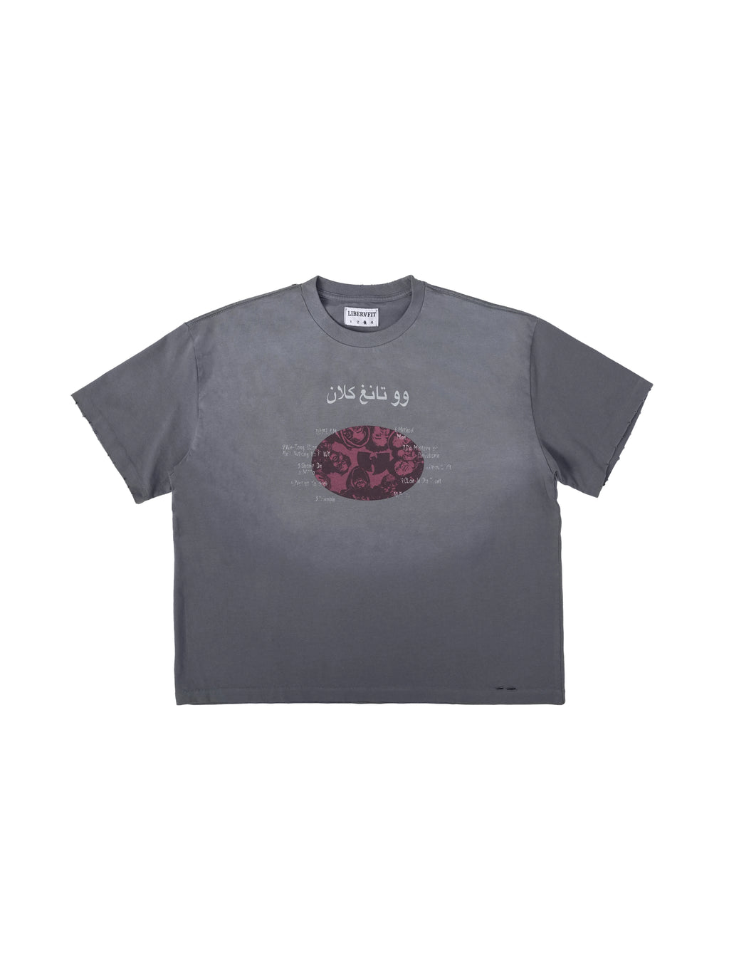LIBERAFIT Vintage Loose Round Neck Tee