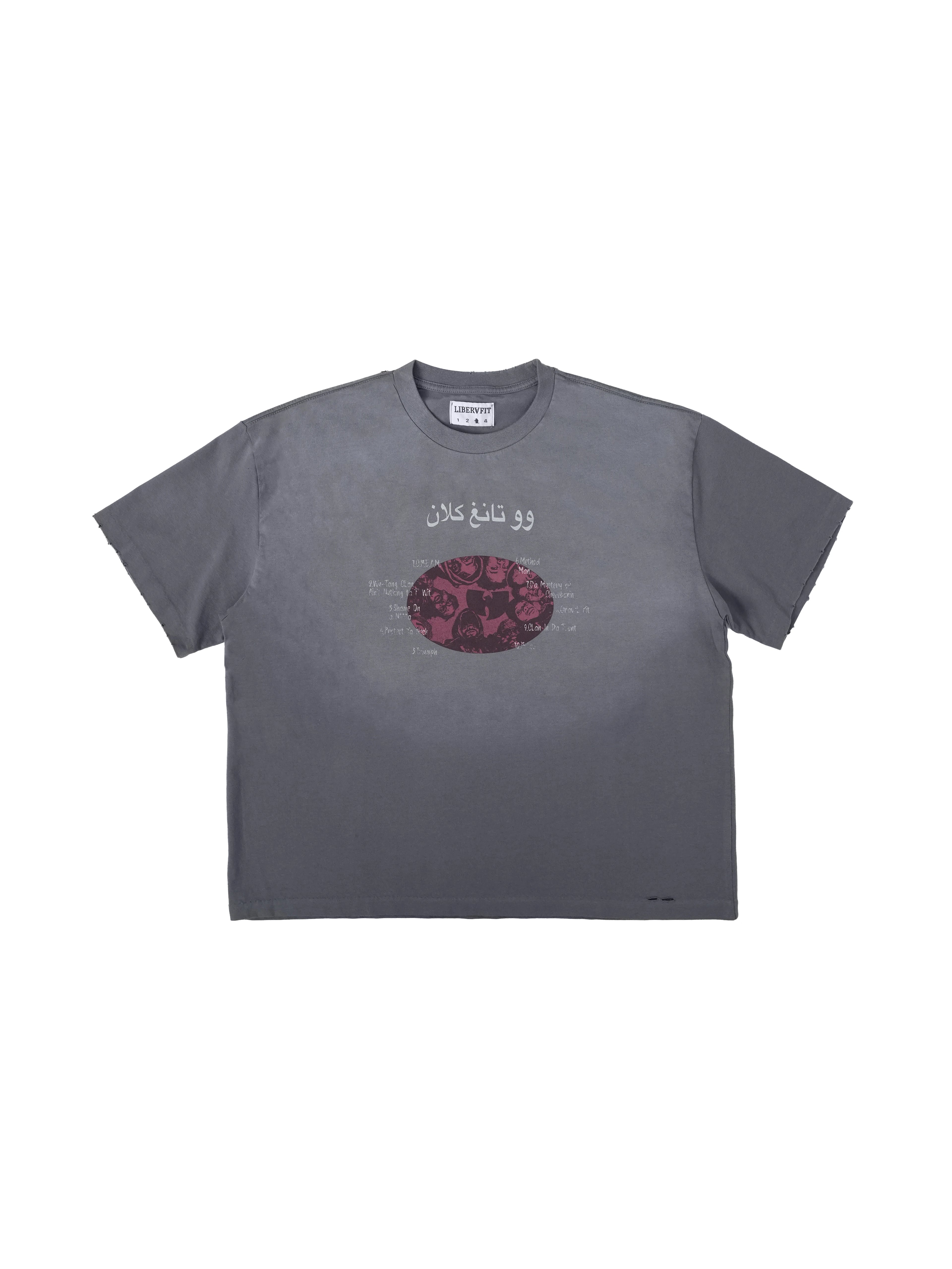 LIBERAFIT Vintage Loose Round Neck Tee