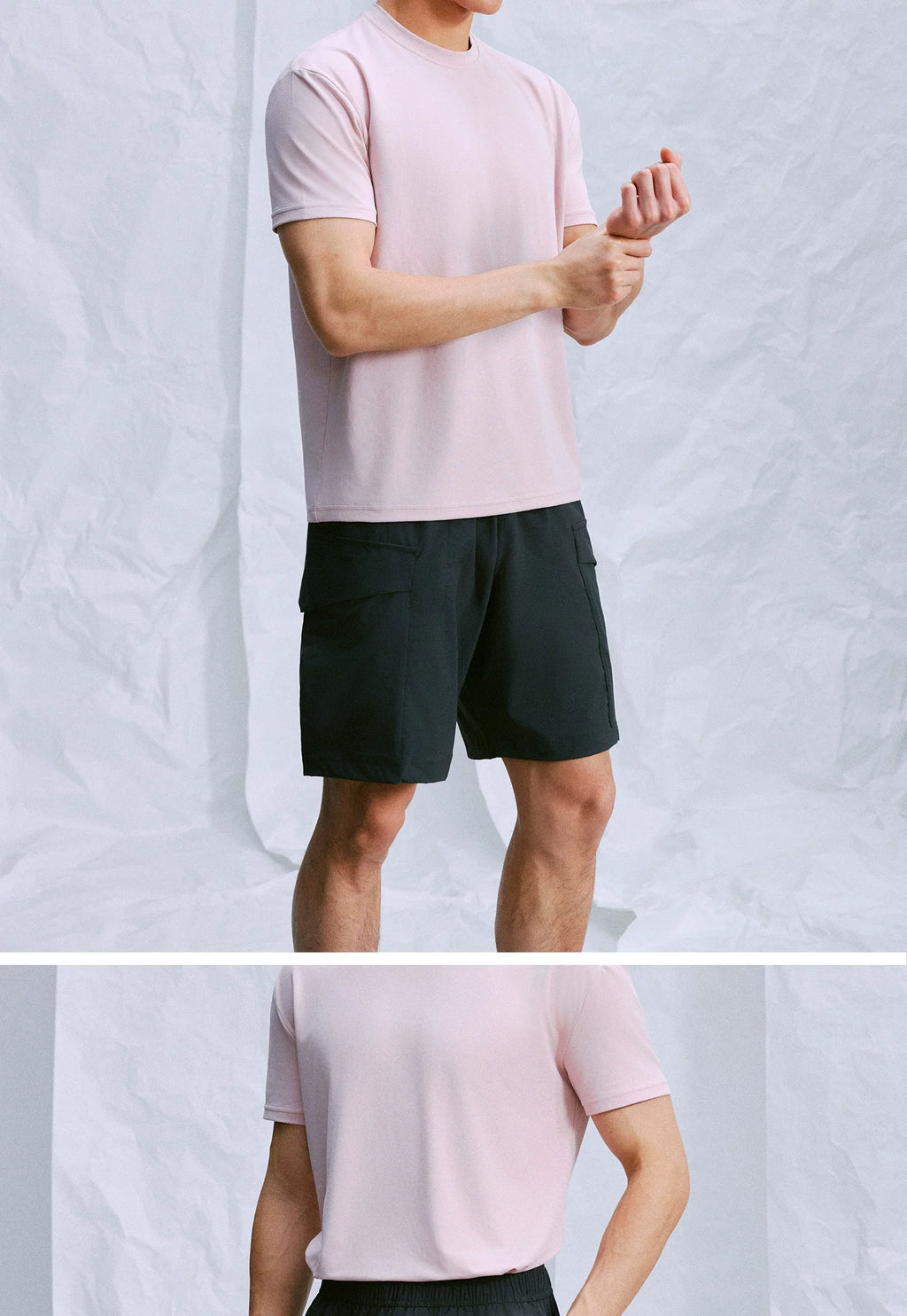 NO LOGO Lightweight and Breathable Multi-pocket Shorts