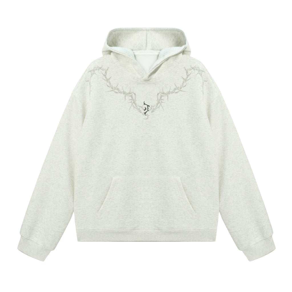 JHYQ Thorn Print Hoodie