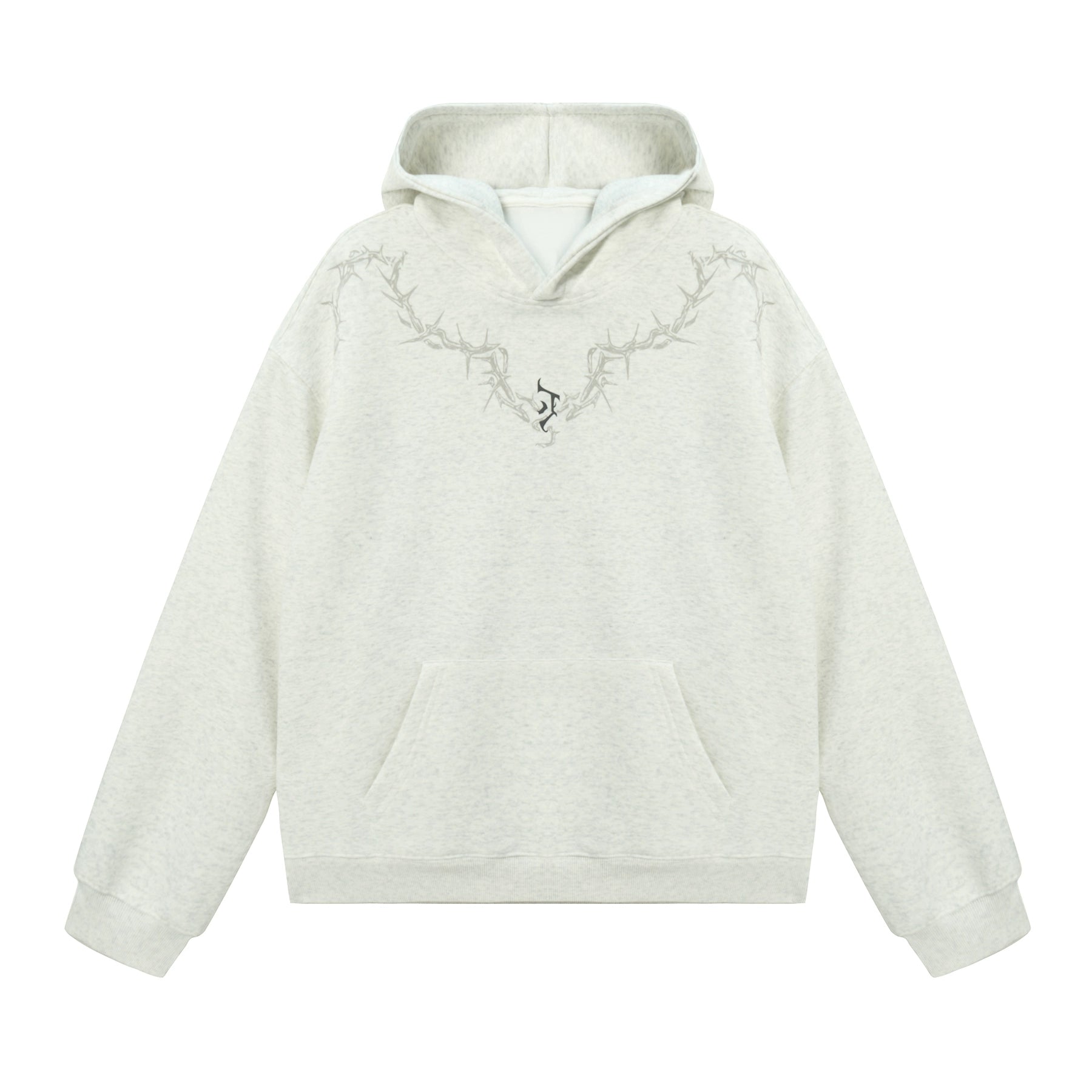 JHYQ Thorn Print Hoodie