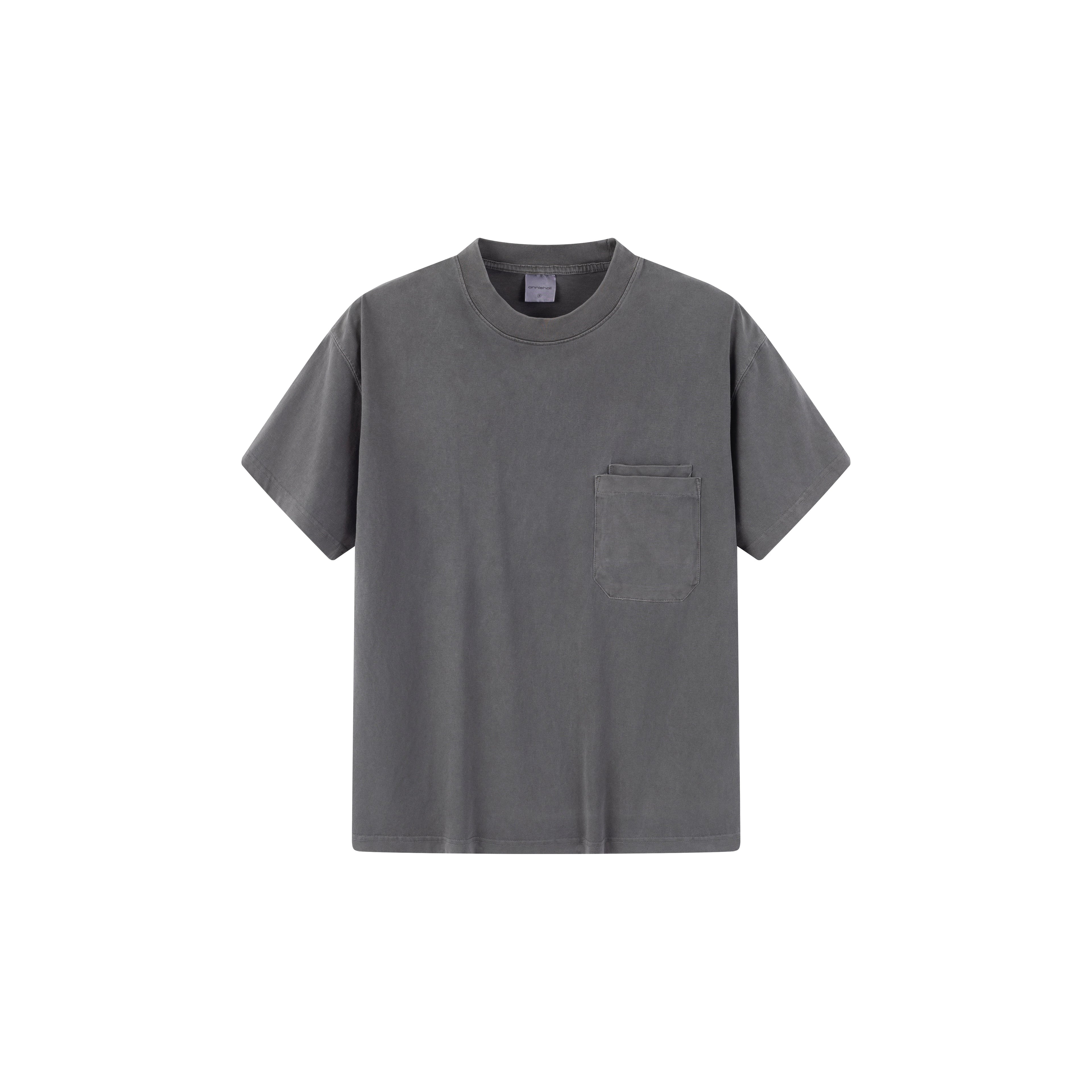 Anniehall Made Old Washed Retro Double Bag Tee