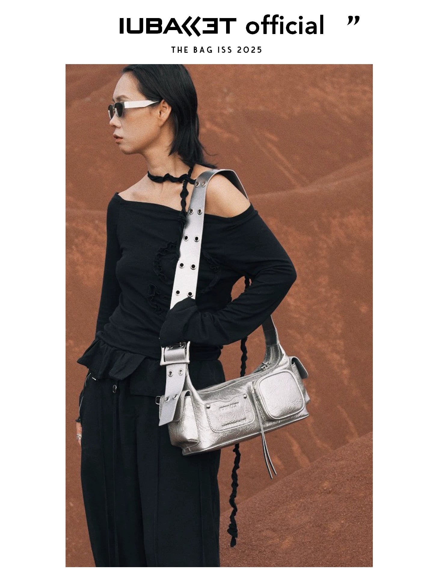 IUBALLET Leather Shoulder Messenger Bag