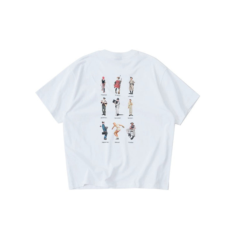 LIVINGTOWN Behind Fun Print Casual Loose Tee
