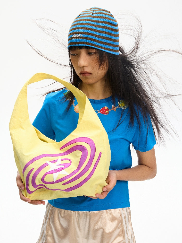 NewJNXS Whirlpool Reflective Cloth Underarm Bag