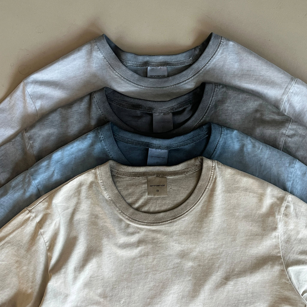 Anniehall Dirty and Smudged Washed Old Retro Tee