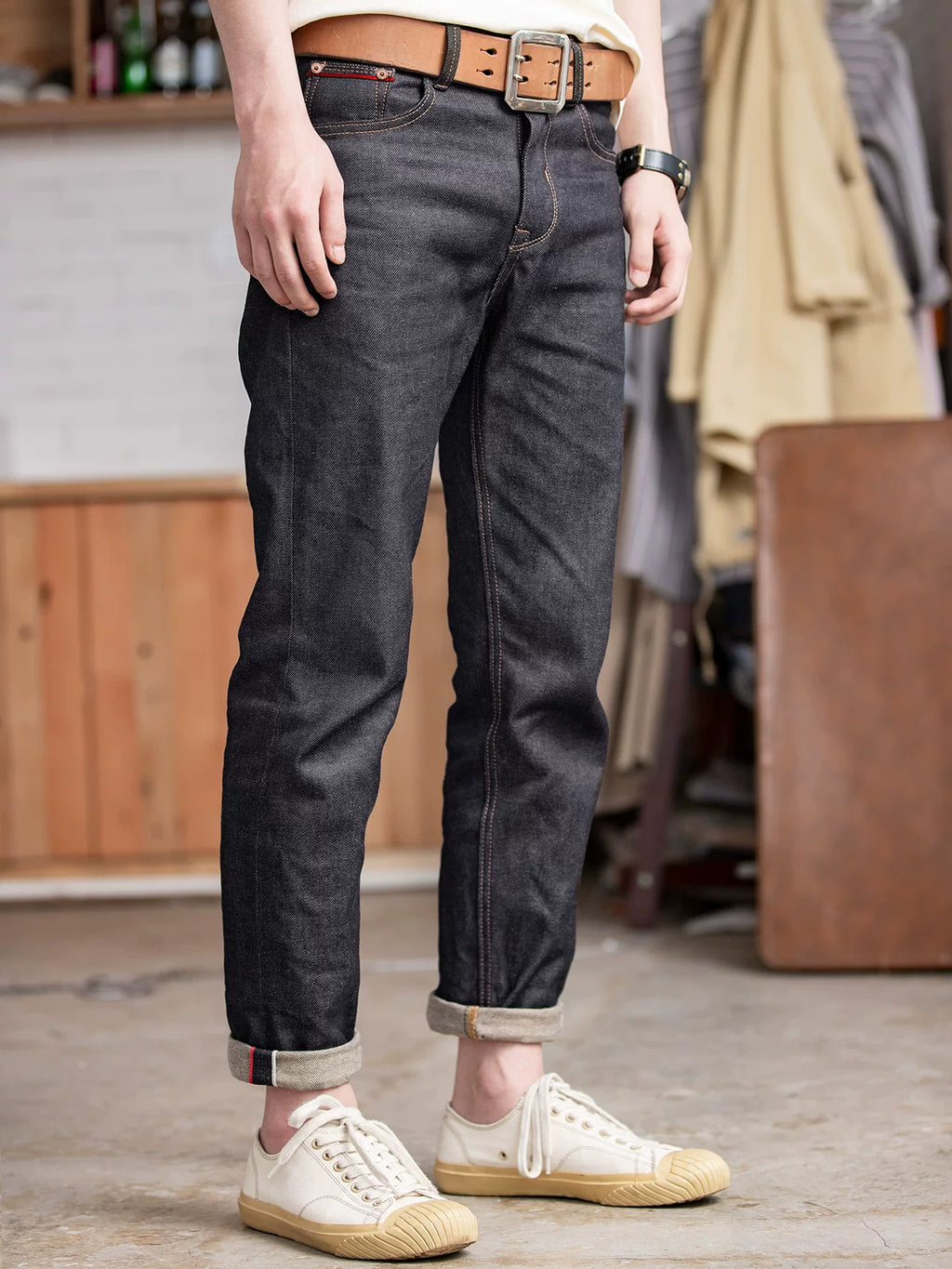 Madden retro original heavy denim straight pants