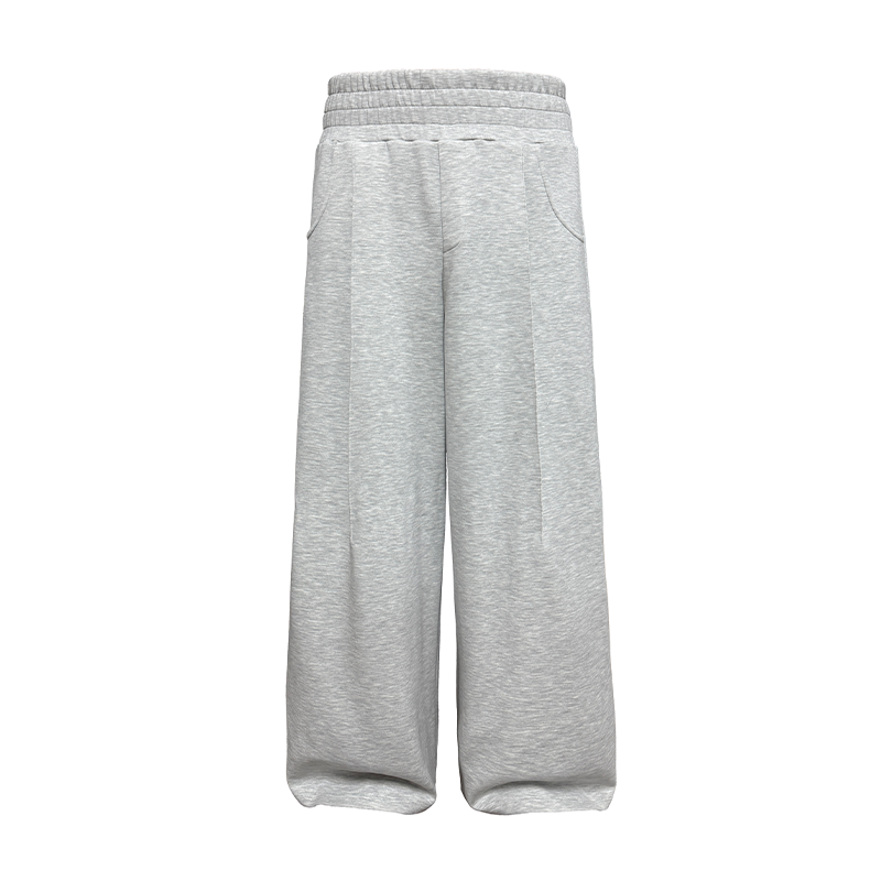 JCAESAR Soft Waxy Soft Straight Loose Sweatpants