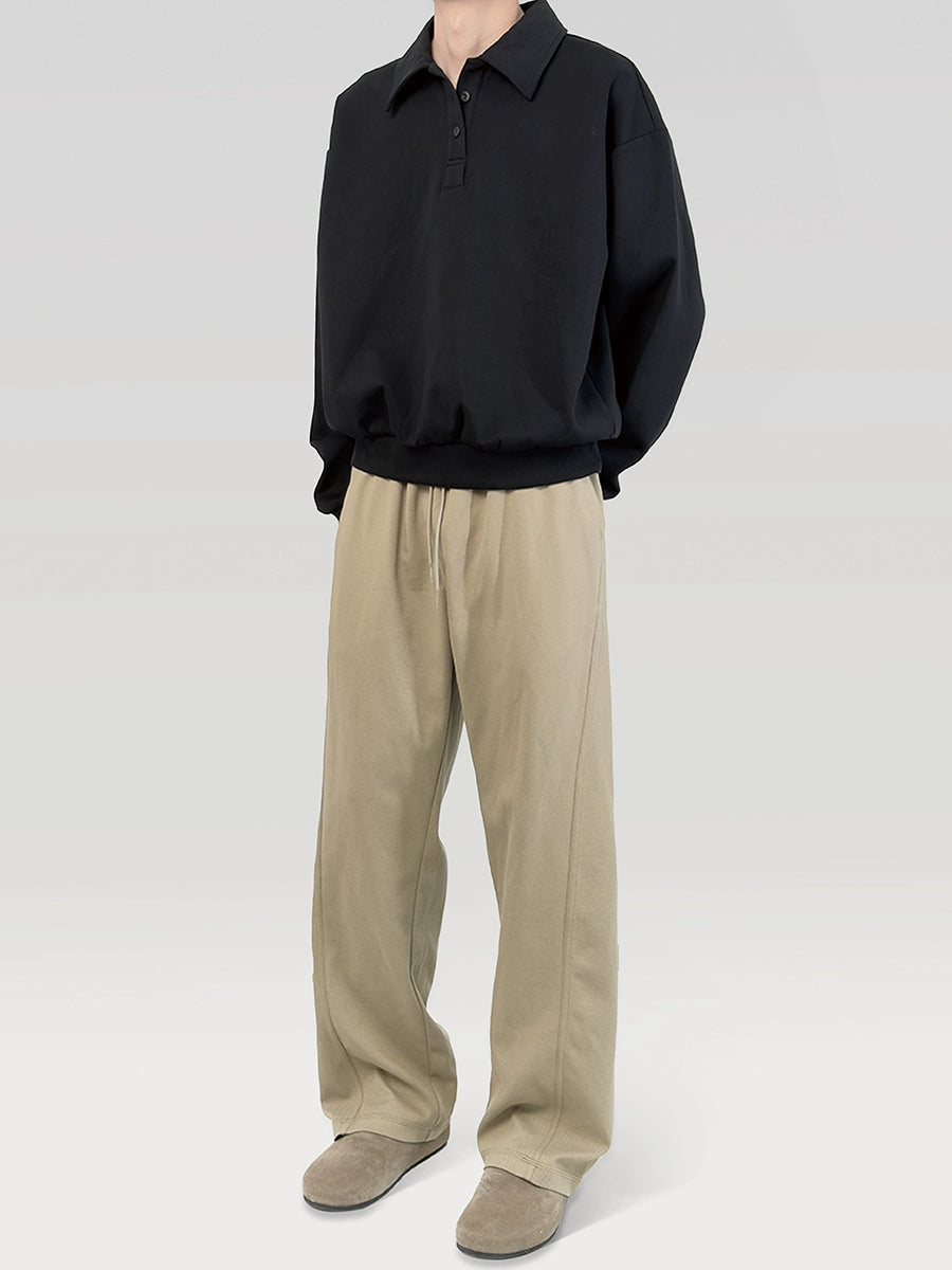 PLUS NO LOGO Deconstruction Scimitar Casual Trousers