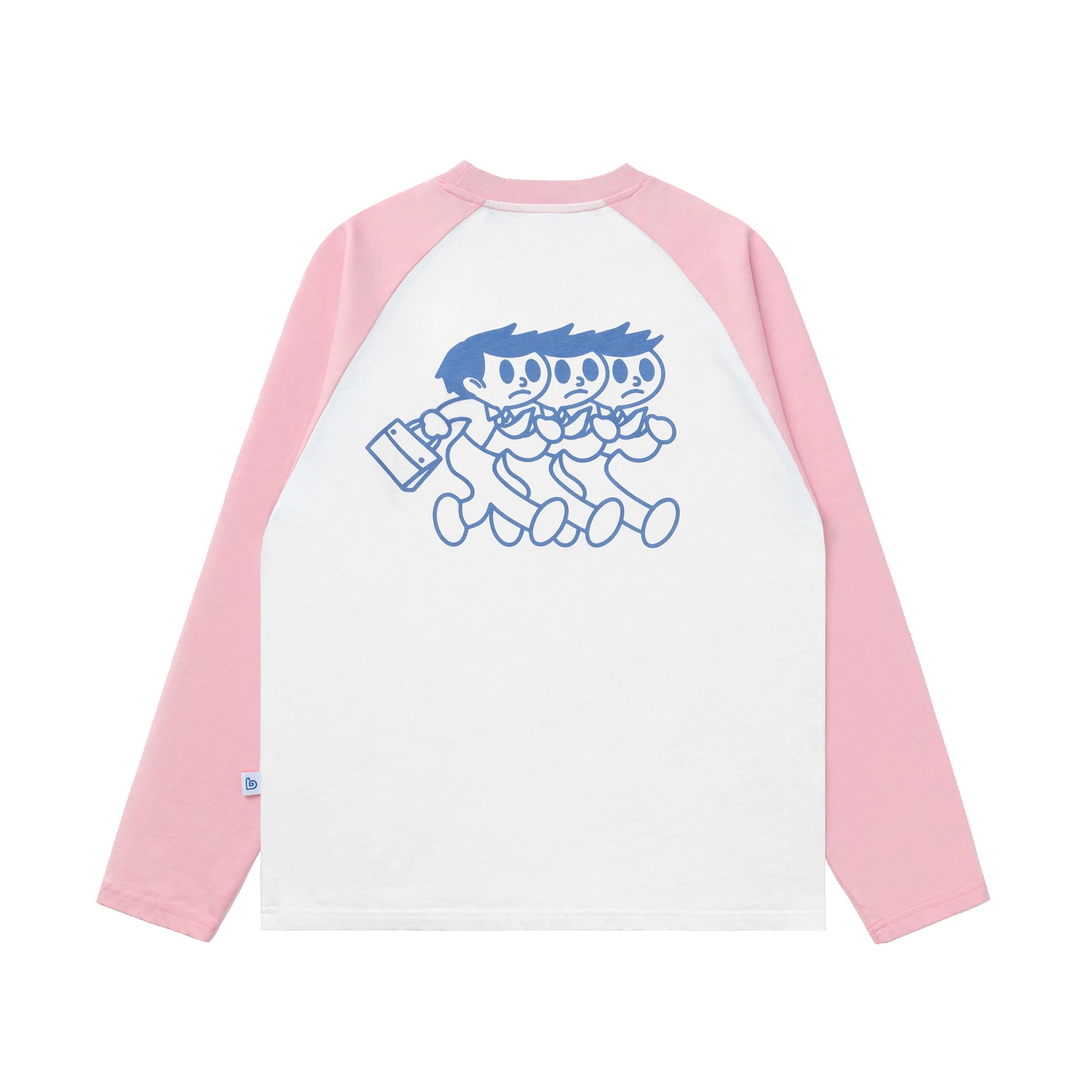 BENT IDEA Color Matching Shoulder Casual Long Sleeve