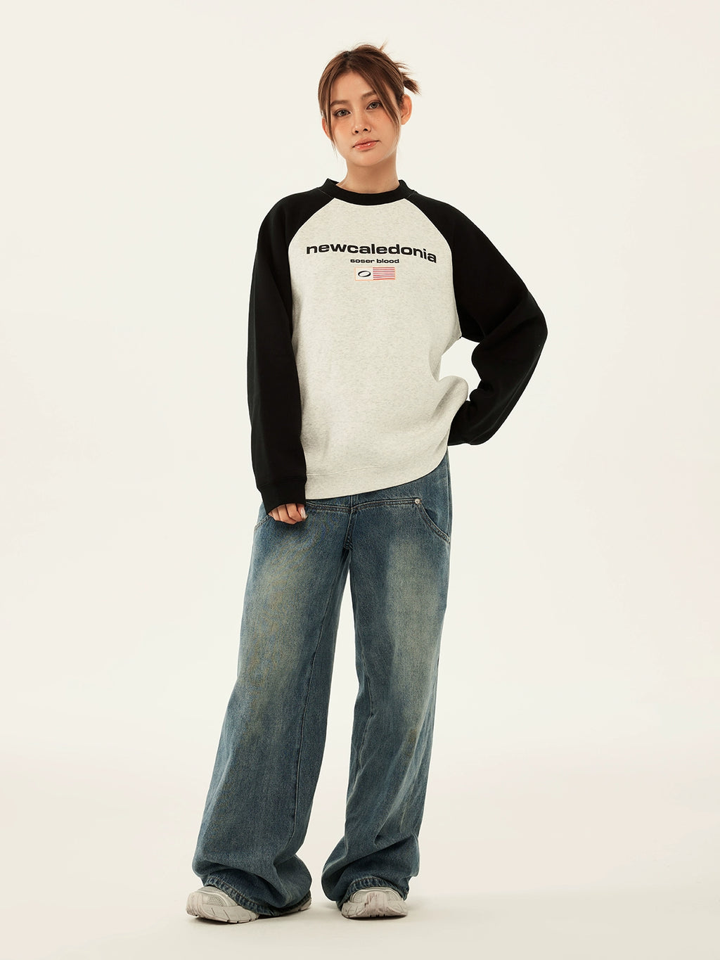 SOSER Vintage Rough Sleeve Sweater