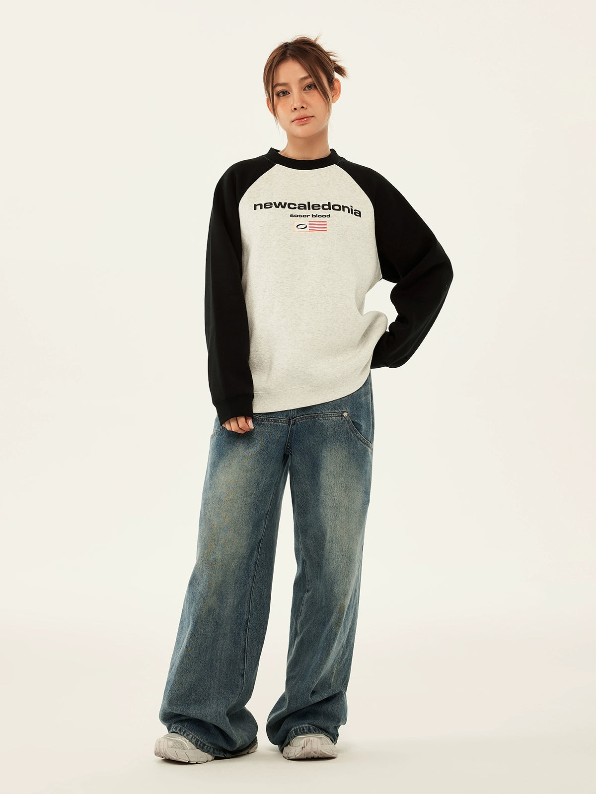 SOSER Vintage Rough Sleeve Sweater