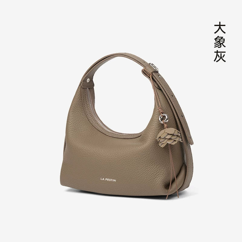 La Festin Leather Crossbody Underarm Bag
