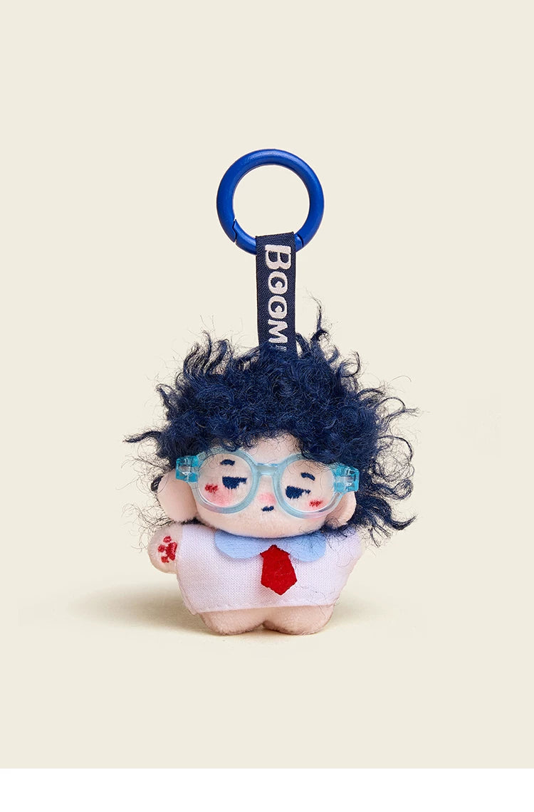 HAVEROSE Fried Glasses Car Keychain Small Pendant