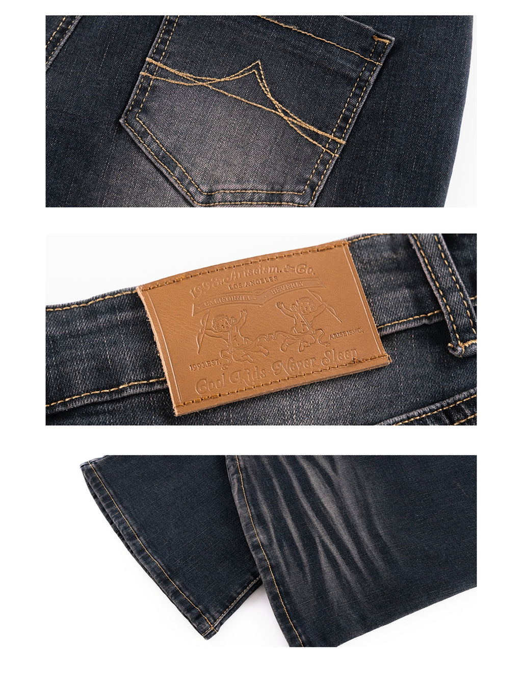 Ariseism Vintage Skinny Pull Jeans