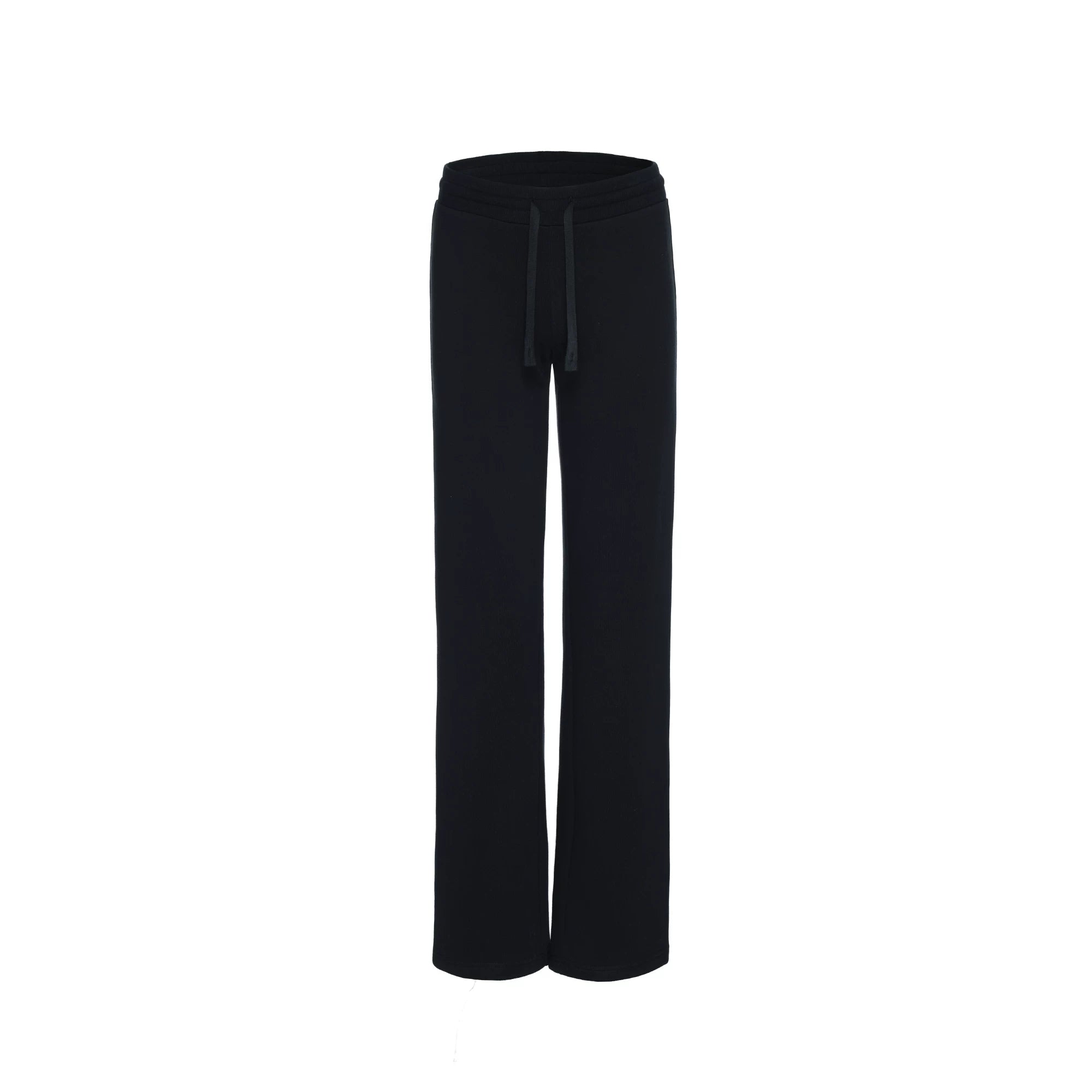 Veryrareme Low Waist Threaded Waist Drawstring Sweatpants