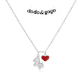 DODOGOGO Sterling Silver Pony Love Clavicle Necklace