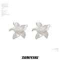 SUMIYAKI Niche High-end Cherry Blossom Earrings