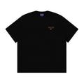 Loopsoon Crew Neck Back Print Loose Casual Tee