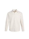 PUBLICRADIO Waffle Collar Long-sleeved Shirt