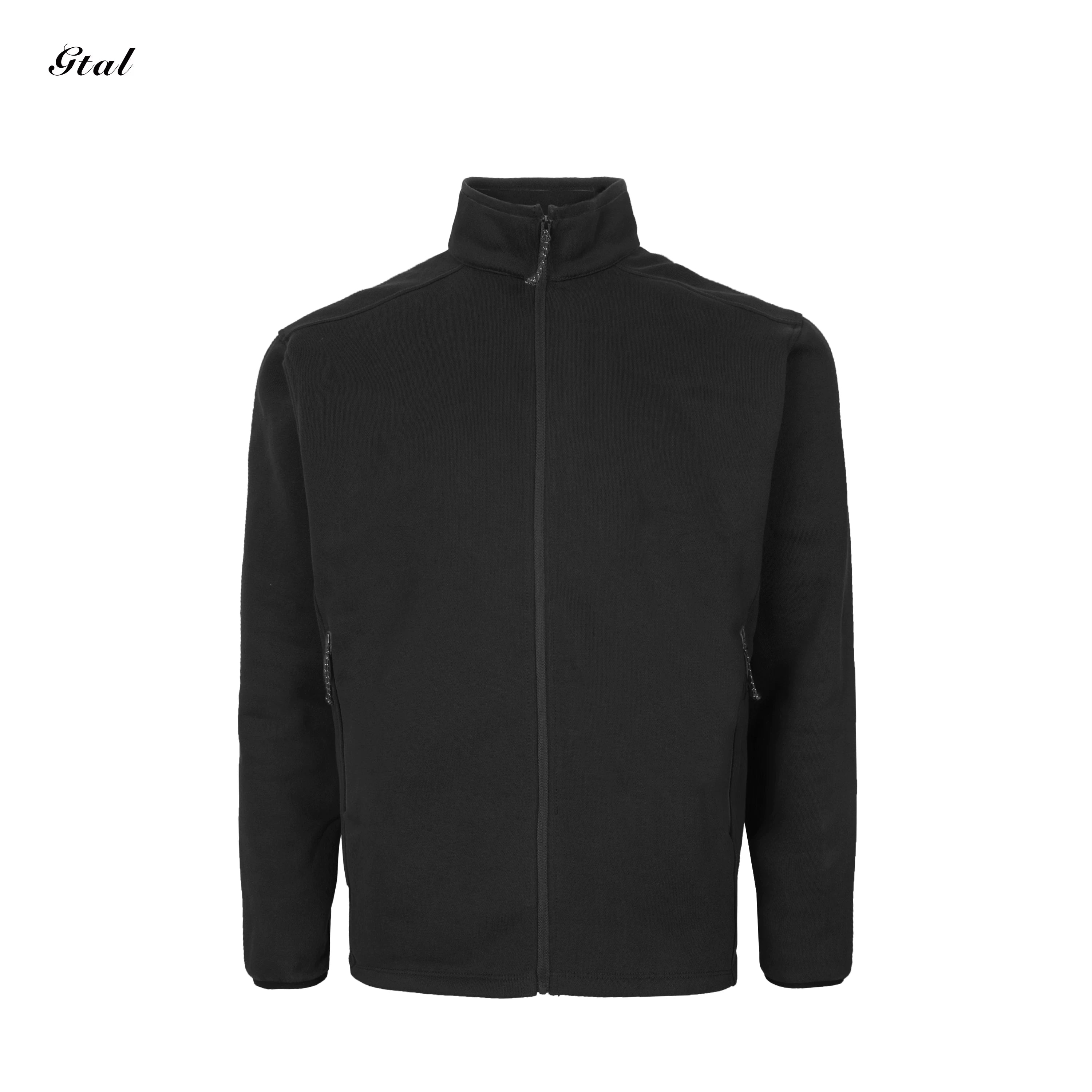 GTAL Heavyweight Textured Stand-up Collar Fleece Top Jacket