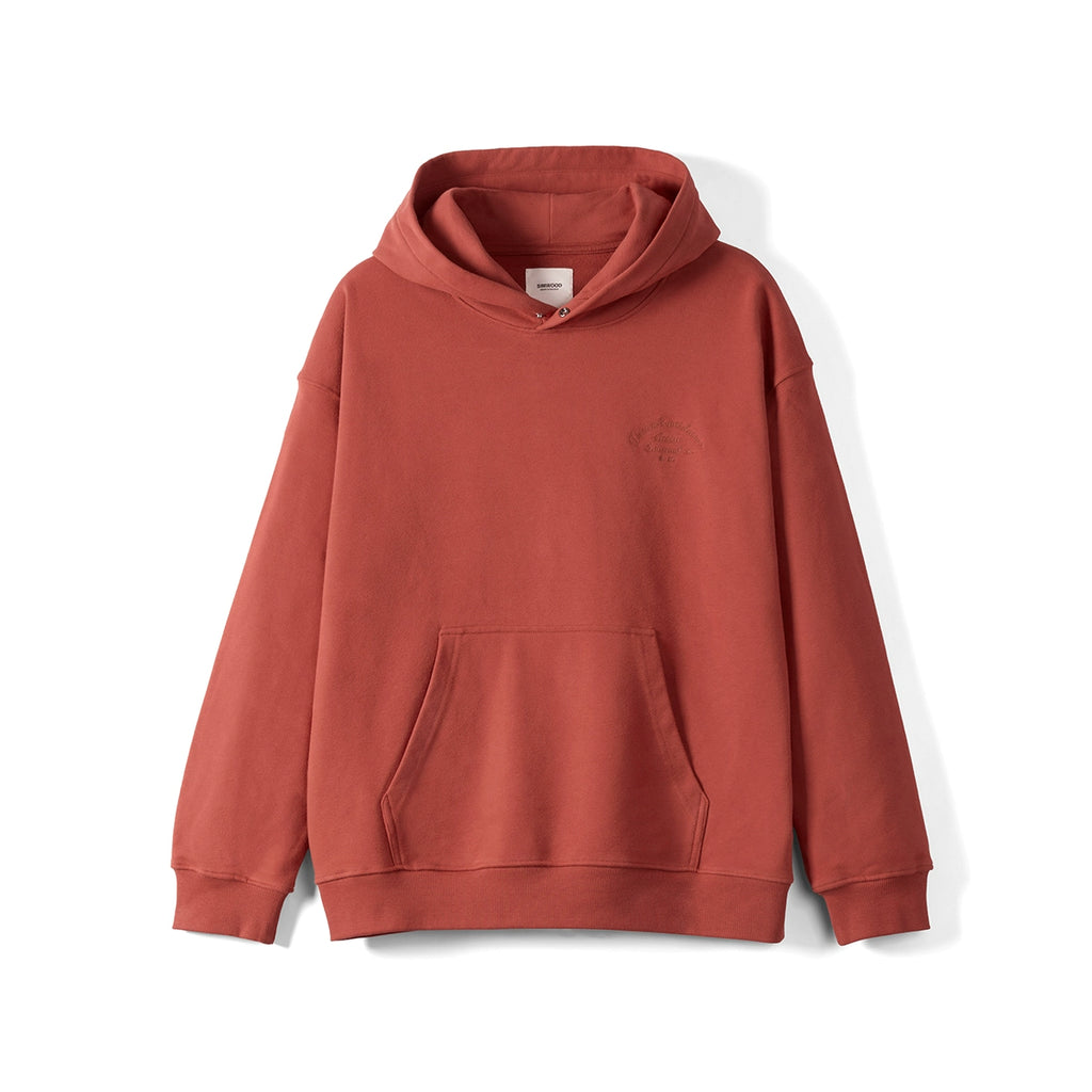 SIMWOOD Alphabet Embroidered Casual Hooded Sweater