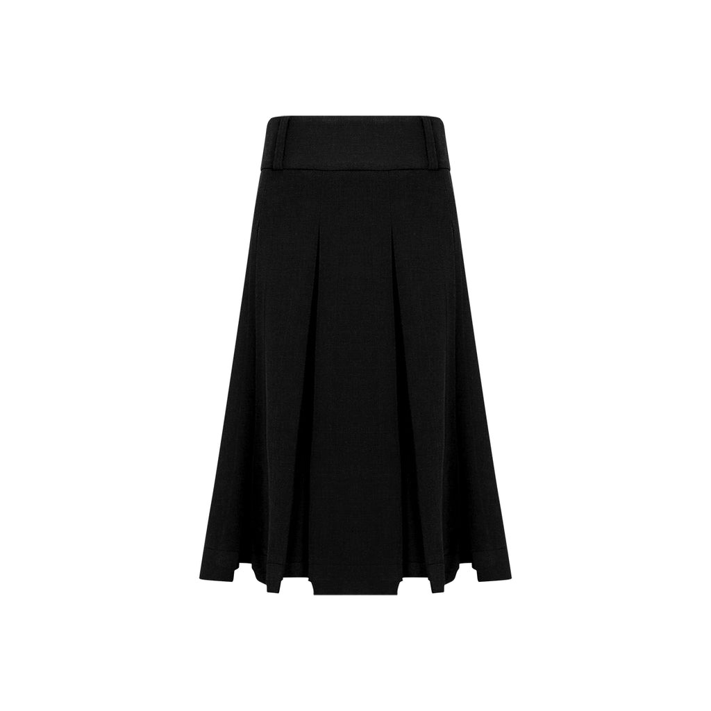 FUNKYFUN Two Wear Irregular Pleated Suit Skirts
