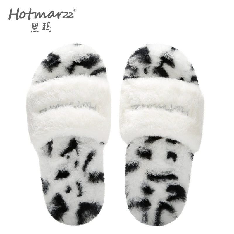 Hotmarzz Indoor Home Plush Non-Slip Going Out Slippers