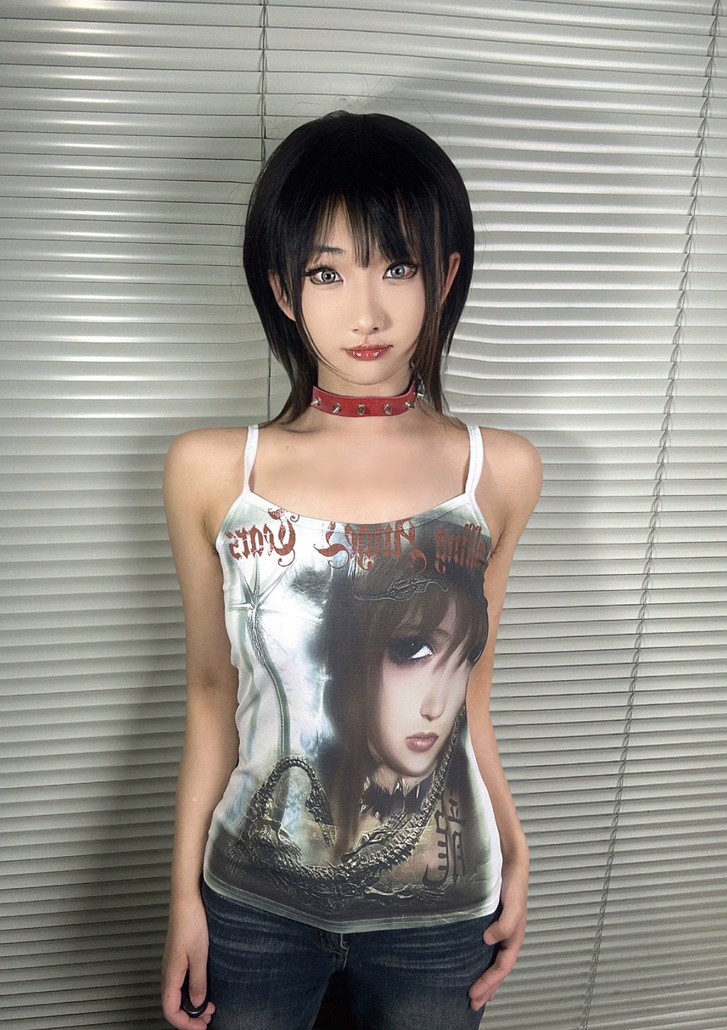 WEBBAR Original "" Angel Y3k Acid Psytrance Camisole