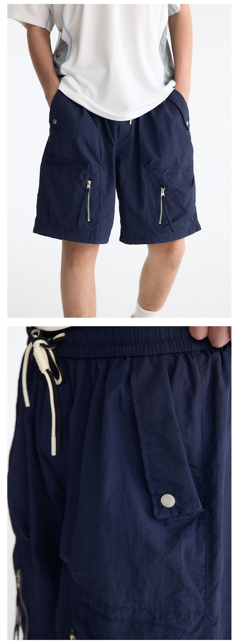 UNF 25SS tooling waterproof breathable quick-drying lace-up sports shorts