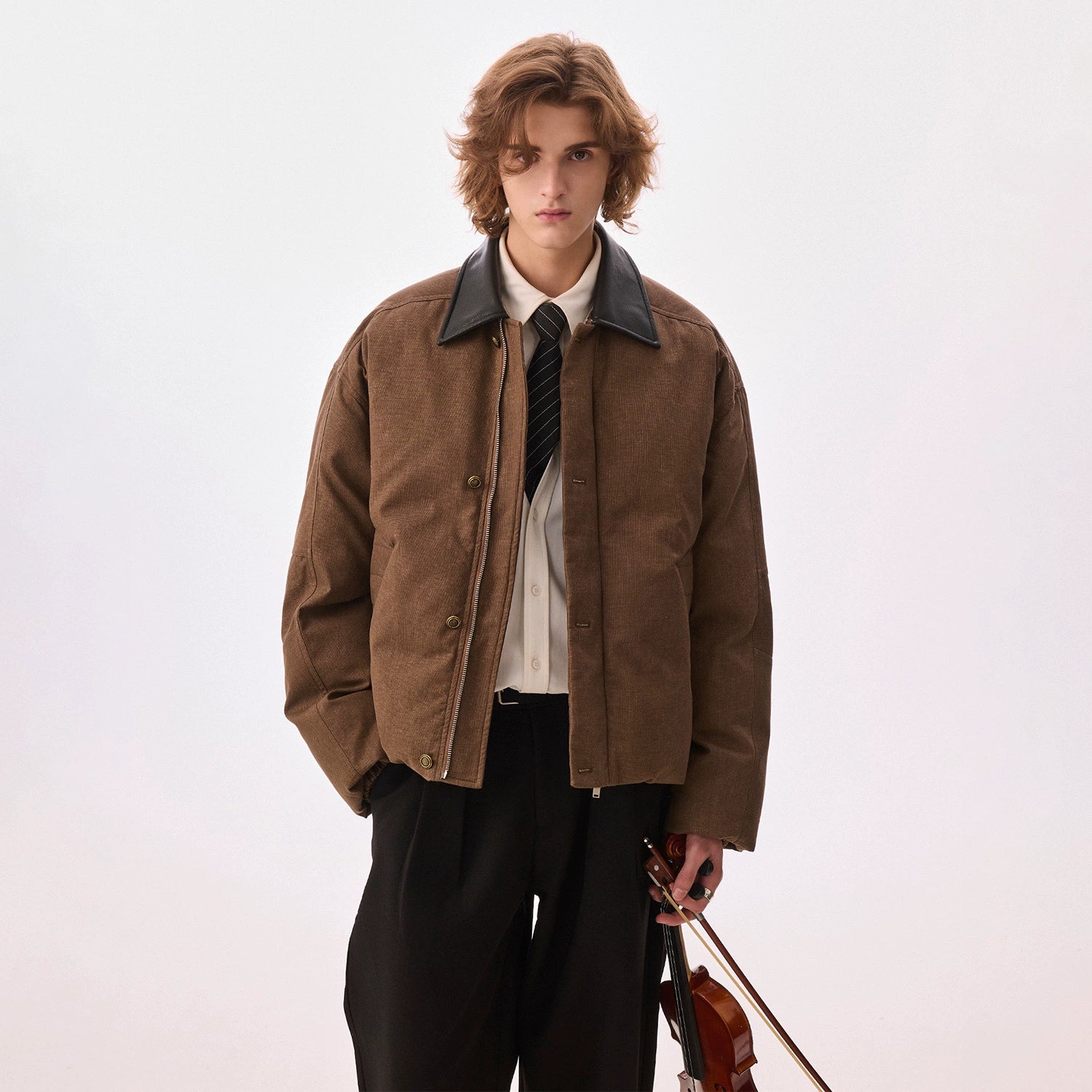 CHOR Casual Lapel Ruffian Handsome Jacket Cotton Clothes