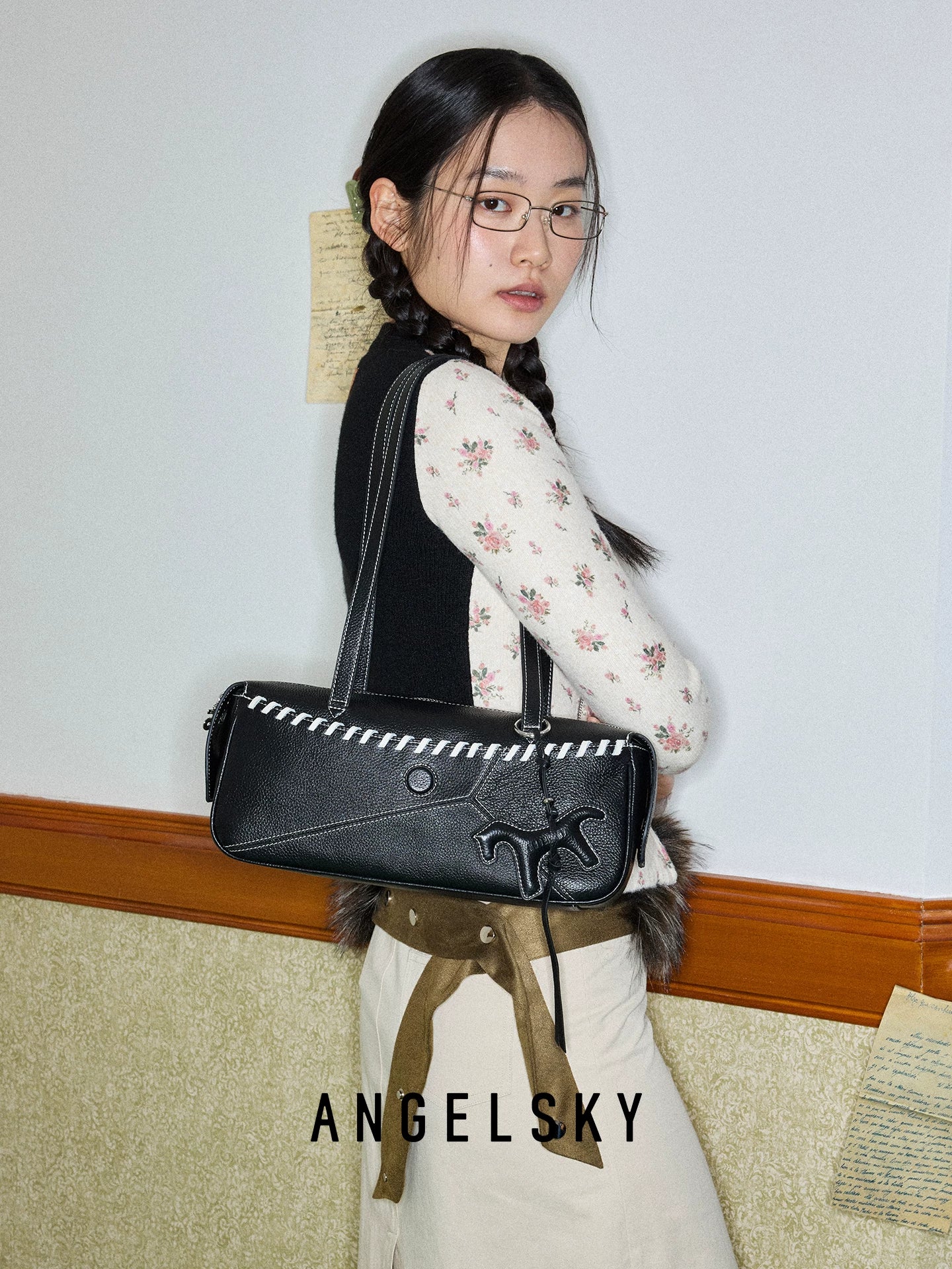 ANGELSKY Small Premium Sense Shoulder Underarm Bag