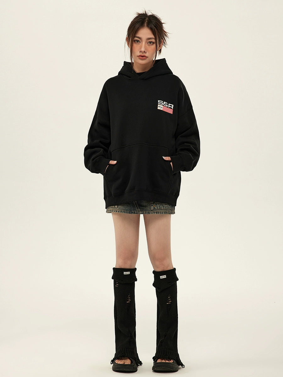 SOSER Vintage Heavy Casual Hooded Sweater