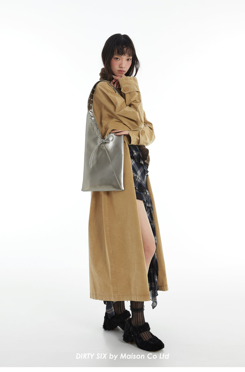 DirtySix Cow Split Weather trotro triangle vaporwave punk bag