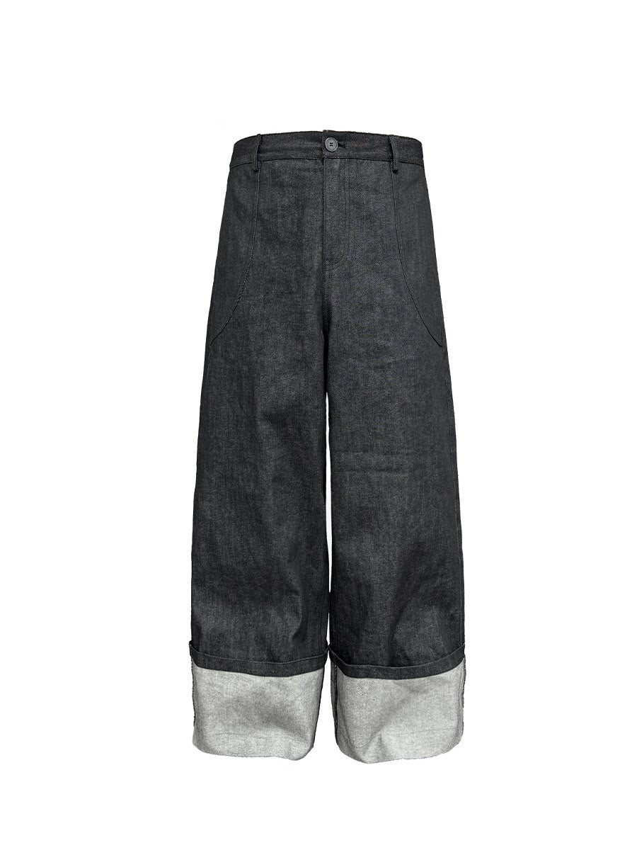 JCAESAR Retro Flanged Original Cow Jeans