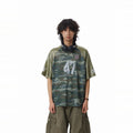 BTSG Mesh Camouflage Splicing Jersey Tee