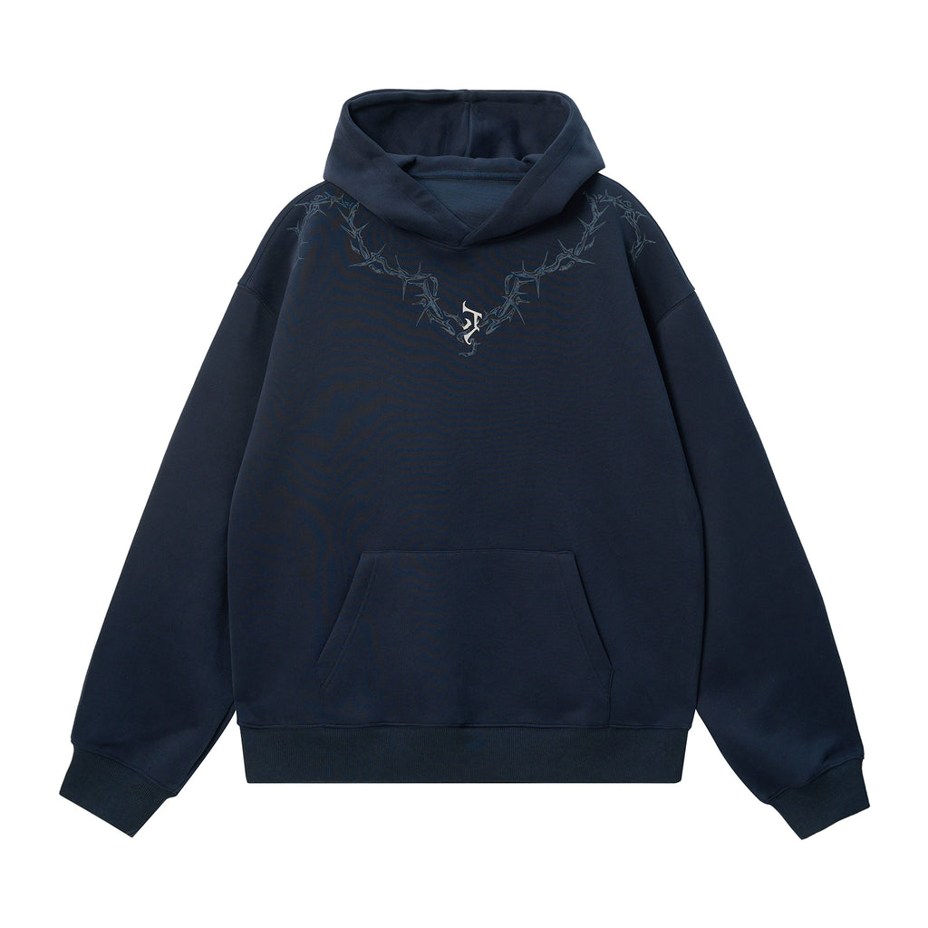 JHYQ Thorn Print Hoodie